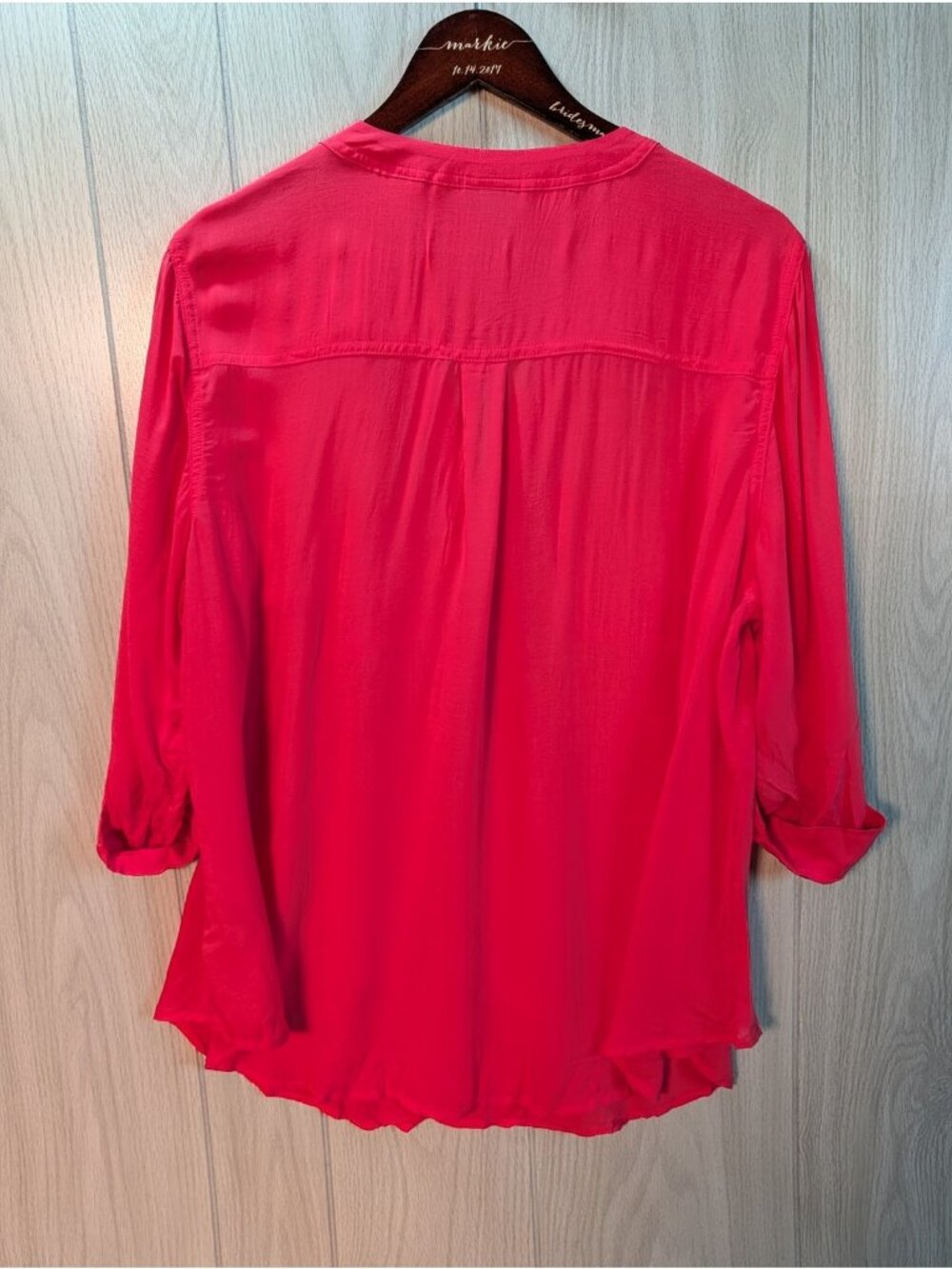 Torrid Womens Shirt Harper 3/4 Sleeve Pullover Blouse Basic Minimal Classic 1X - Picture 3 of 6